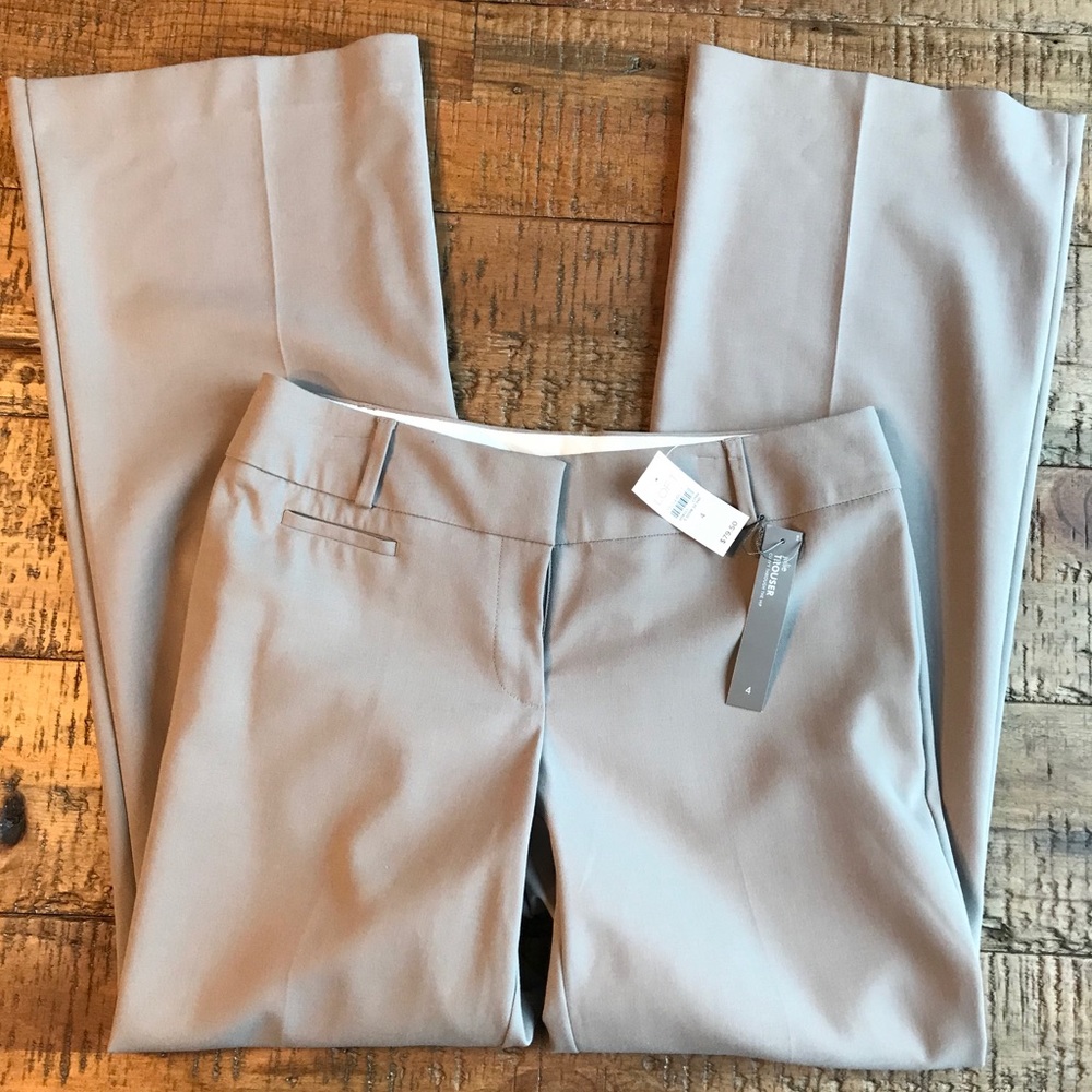 NWT LOFT Julie Tan Boot Cut Trouser Size 4